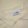 Vintage Chemise Lacoste Yellow Long sleeve Polo Shirt circa 1980's