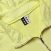 TOO HOT Stripes Yellow Garment Dyed 1/2 Zip Sweatshirt
