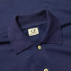CP Company Ideas From Massimo Osti Blue Short Sleeve Polo Shirt circa 1980's