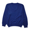 Chemise Lacoste Blue V Neck Fine Knit Sweatshirt circa 1980's