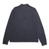 Burberry London Petrol Blue Long Sleeve Polo Shirt circa 2000's