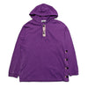 Stone Island SS 2000 Purple Garment Dyed Hooded Sweatshirt