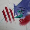 Adidas Stefan Edberg Print Tennis Shirt circa 1980's