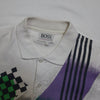 Hugo Boss Sport Print Tennis Shirt circa 1980's