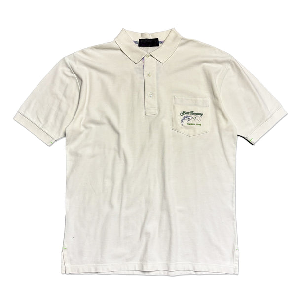 Best Company Fishing Club White Polo circa 1980's