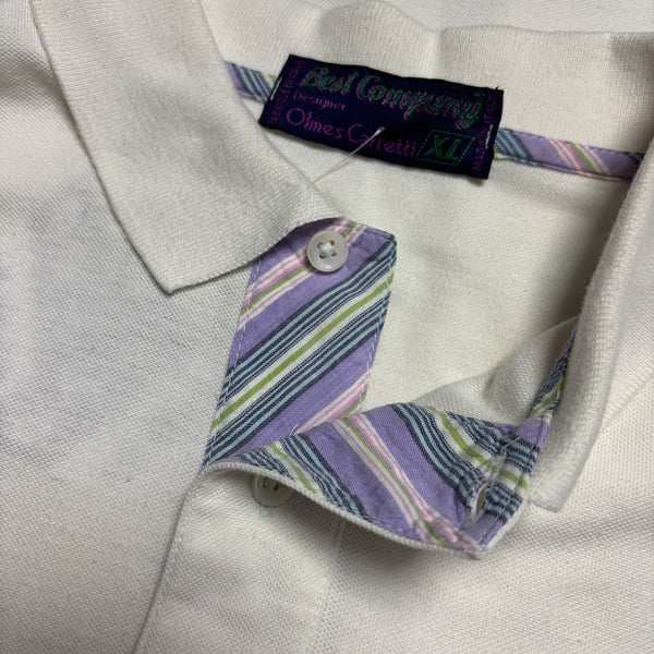 Best Company Fishing Club White Polo circa 1980's