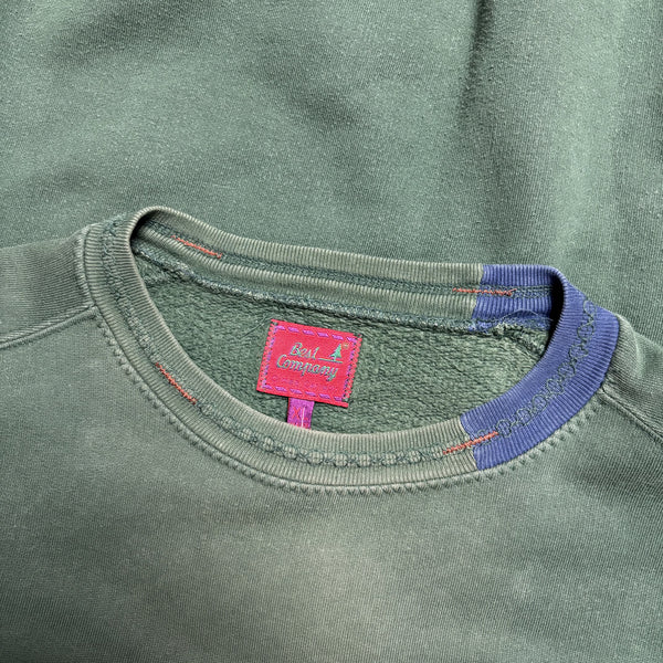 Best Company National Park Green Crew Neck Sweatshirt circa 1980's