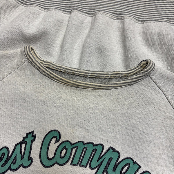 Best Company Yarmouth Grey Crew Neck Sweatshirt circa 1980's