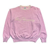 Best Company Pale Pink Script Logo Sweatshirt circa 1980's