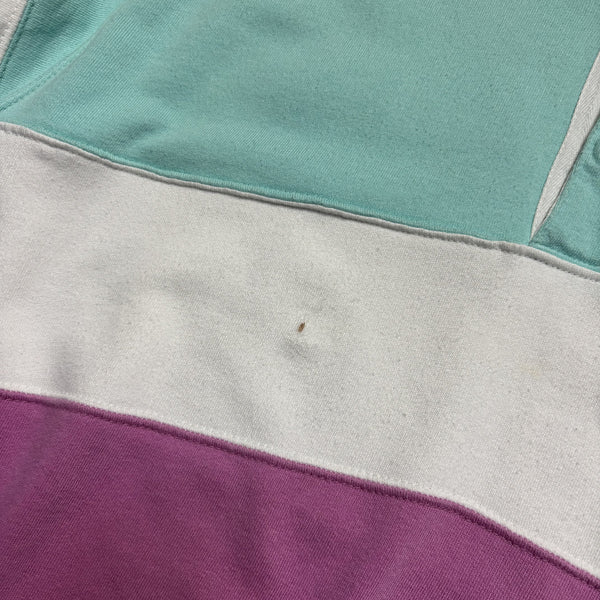 Best Company Royal Cruiser Henley Collared Sweatshirt circa 1980's