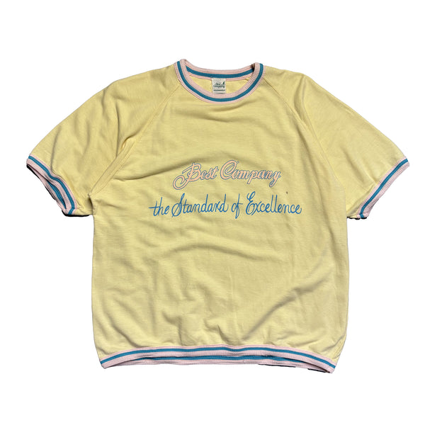 Best Company Standard Of Excellence Yellow T-Shirt circa 1980'