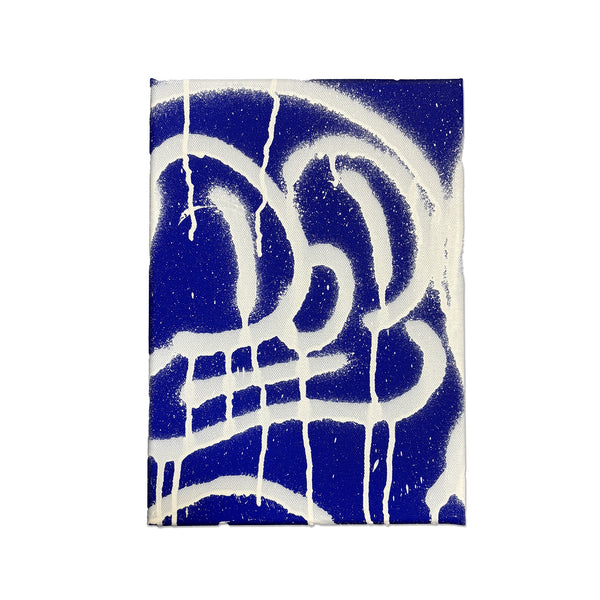 Slawn Original Hand Painted Spray Paint Canvas From Solo Show 2024