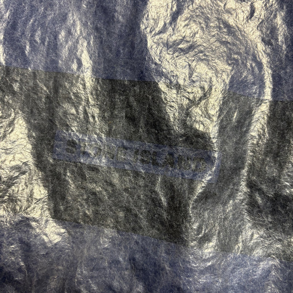 Vintage Stone Island SS 2000 Blue Micro Felt 'Paper' Jacket