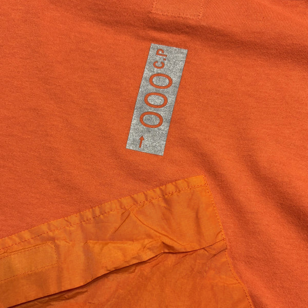 CP Company CP000 SS 2000 Orange Pocket Long Sleeve T-Shirt