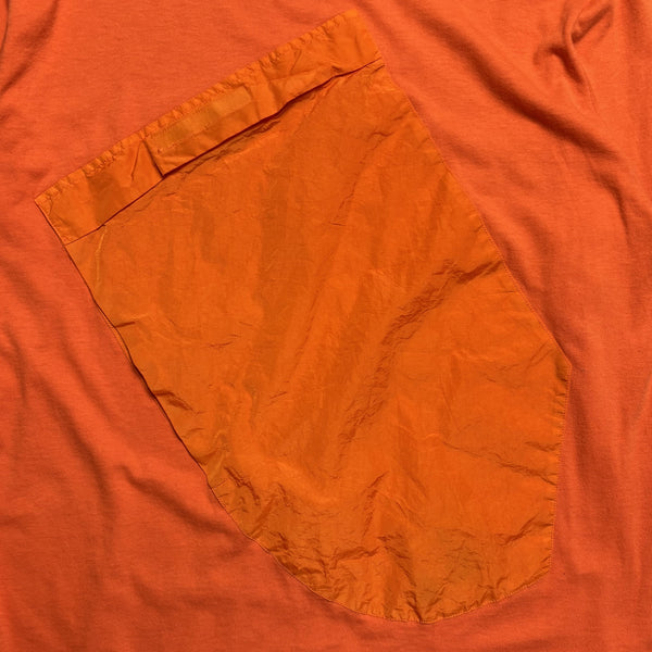 CP Company CP000 SS 2000 Orange Pocket Long Sleeve T-Shirt