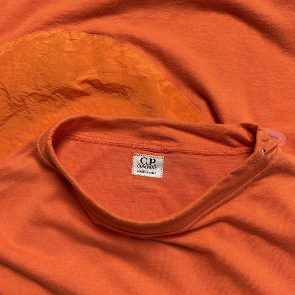 CP Company CP000 SS 2000 Orange Pocket Long Sleeve T-Shirt