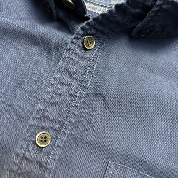 Blue Blue Japan Indigo Natural Dyed Shirt circa 2010's