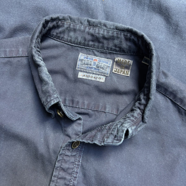 Blue Blue Japan Indigo Natural Dyed Shirt circa 2010's
