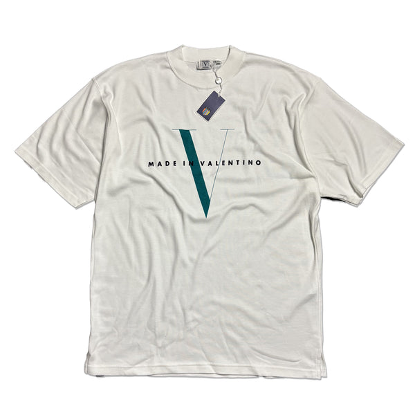 Valentino Beachwear Made In Valentino T-Shirt circa 1990's
