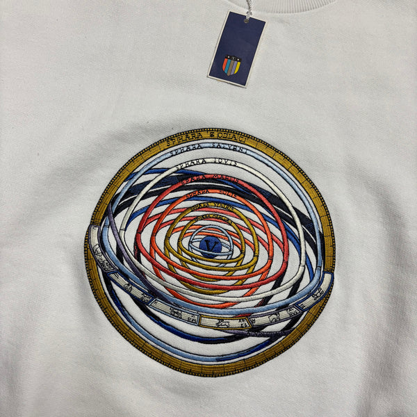 Valentino Beachwear Planets Sweatshirt circa 1990's