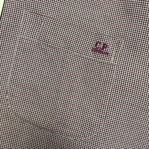 CP Company SS 1993 Ideas From Massimo Osti Red Houndstooth Shirt
