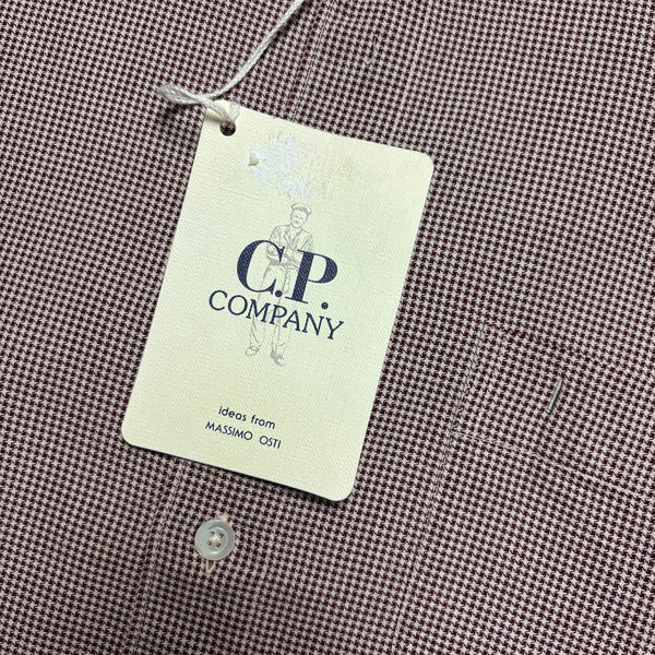 CP Company SS 1993 Ideas From Massimo Osti Red Houndstooth Shirt