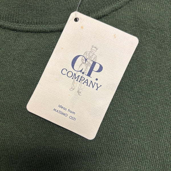 CP Company Ideas from Massimo Osti SS 92 Green Crew Neck Fine Knit