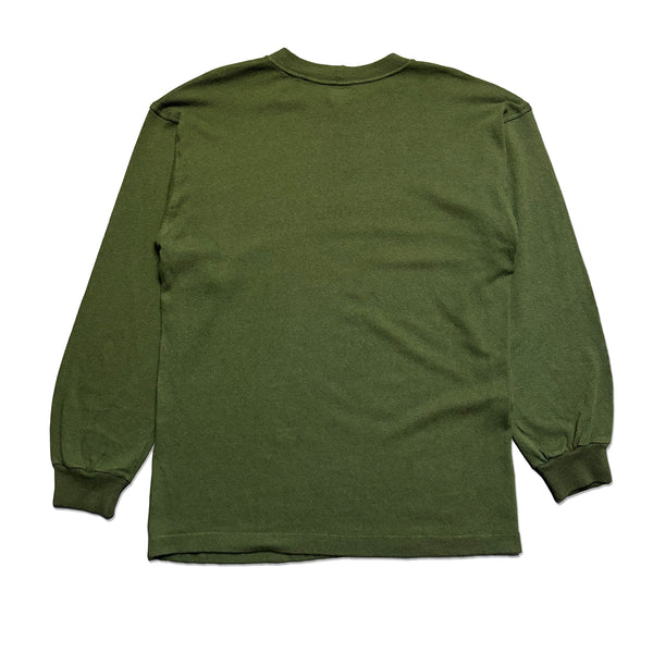 CP Company Ideas from Massimo Osti SS 92 Green Crew Neck Fine Knit
