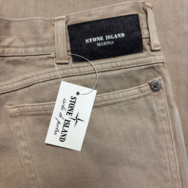 Vintage Stone Island Marina AW 1992 Tan Jeans