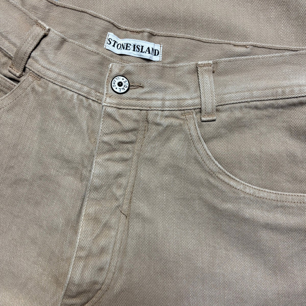 Vintage Stone Island Marina AW 1992 Tan Jeans