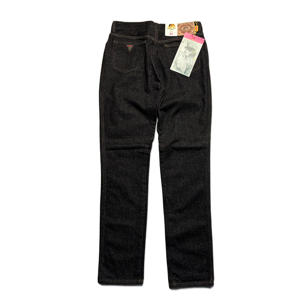 Vintage Fiorucci Safety Black Denim Jeans circa 1990's