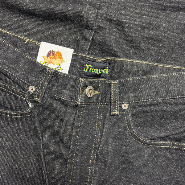 Vintage Fiorucci Safety Black Denim Jeans circa 1990's