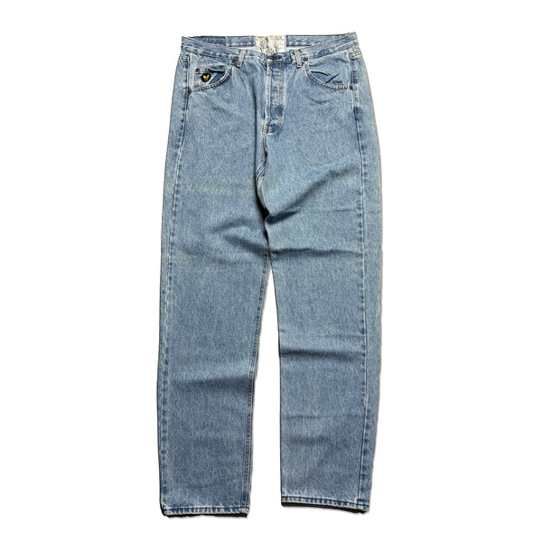 Vintage Avirex U.S.A. Blue Baggy Denim Jeans circa 1990's