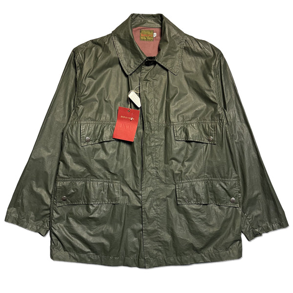Vintage Boneville BNV SS 92 Navy Arctic Green Coated Jacket