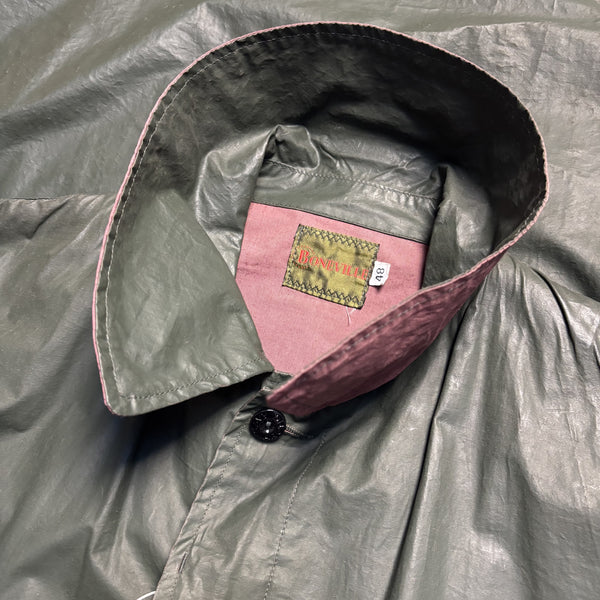 Vintage Boneville BNV SS 92 Navy Arctic Green Coated Jacket