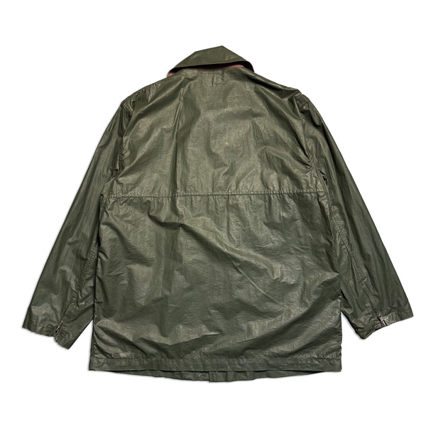 Vintage Boneville BNV SS 92 Navy Arctic Green Coated Jacket