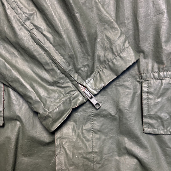 Vintage Boneville BNV SS 92 Navy Arctic Green Coated Jacket
