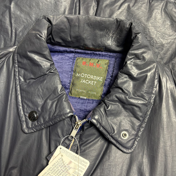 Vintage Boneville BNV AW 92 Purple Motobike Jacket