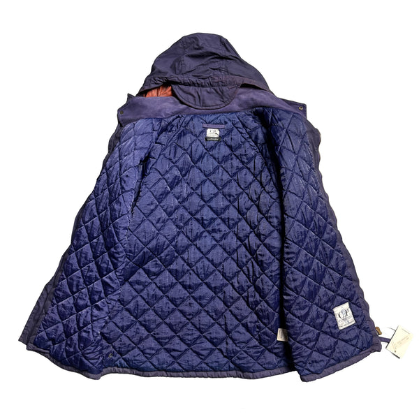 Vintage C.P. Company Ideas From Massimo Osti AW 1992 Embroidered Logo Purple Jacket