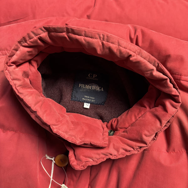 Vintage CP Company Ideas From Massimo Osti AW 1992 Red Piuma Doca Puffer Jacket