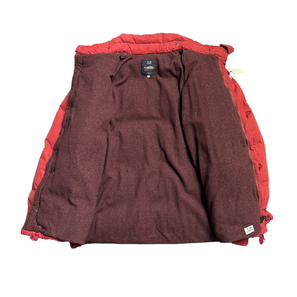 Vintage CP Company Ideas From Massimo Osti AW 1992 Red Piuma Doca Puffer Jacket