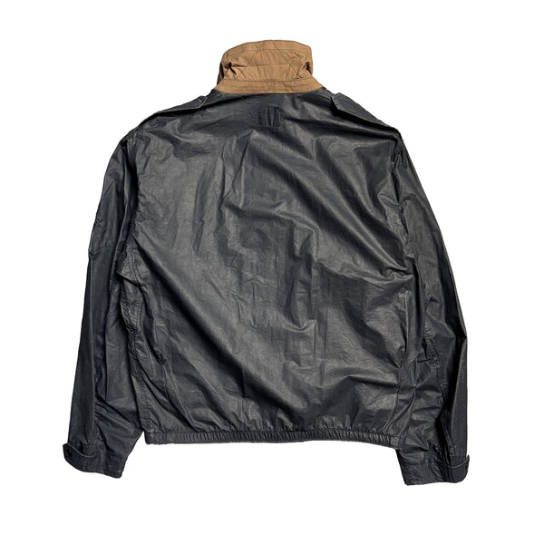 Vintage Boneville BNV SS 92 Navy Coated Jacket