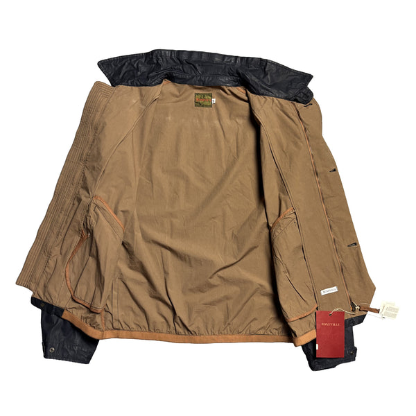 Vintage Boneville BNV SS 92 Navy Coated Jacket