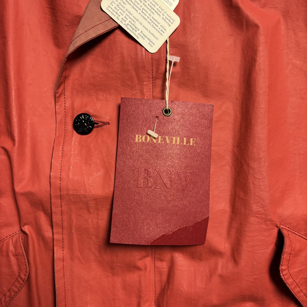 Vintage Boneville BNV SS 92 Orange Coated Jacket