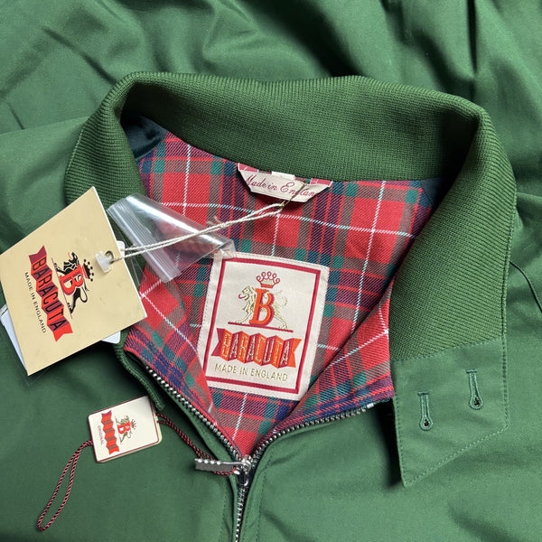 Vintage Baracuta G9 Teflon Coated Green Harrington Jacket circa 2000s