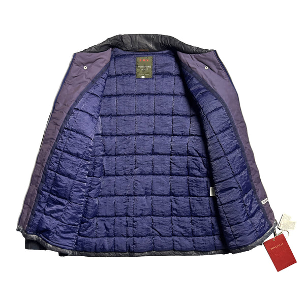 Vintage Boneville BNV AW 92 Purple Motobike Jacket