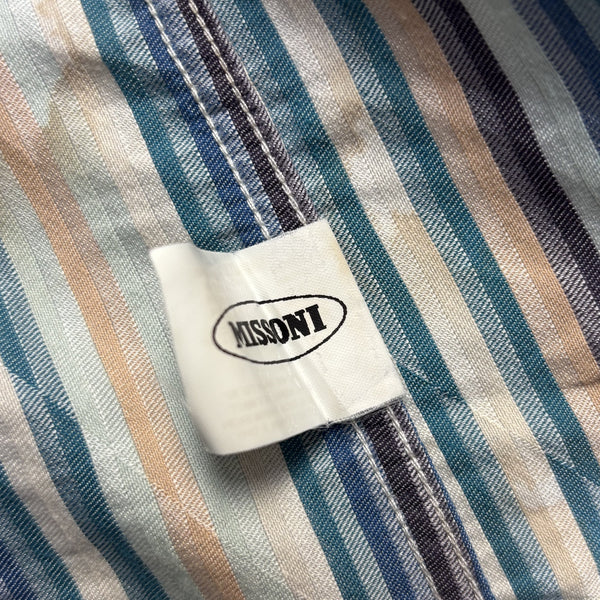 Vintage Missoni Sport Long Sleeve Striped Shirt circa 1990's