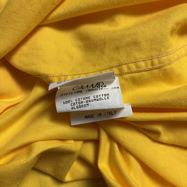 Iceberg Reflective Tom & Jerry Yellow Shirt circa early 2000's