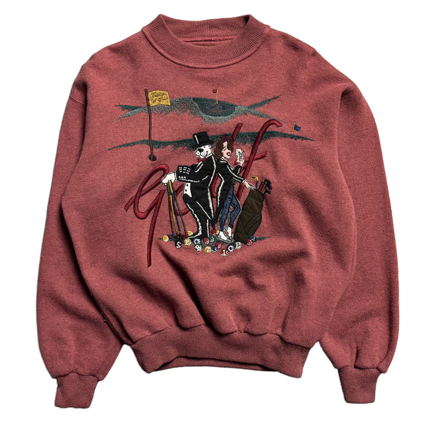 Iceberg Ice Sport Golf Crew Neck Knit Jumper circa 1980's