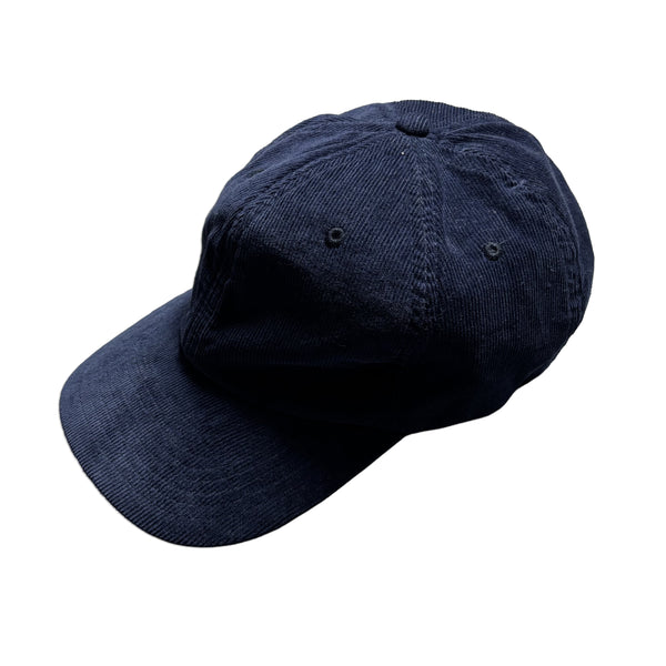 TOO HOT Navy Blue Needle Cord Embroidered Side Logo Sample Cap